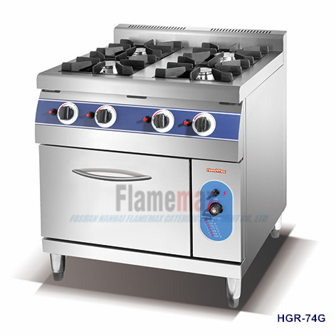 HGR-94E 4燃烧器燃气范围与电烤箱