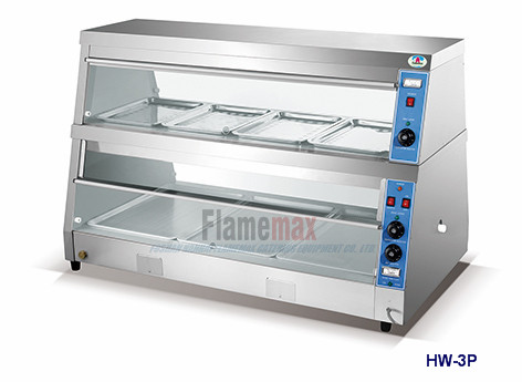 HW-3P食物显示取暖器陈列室(2层数4平底锅)