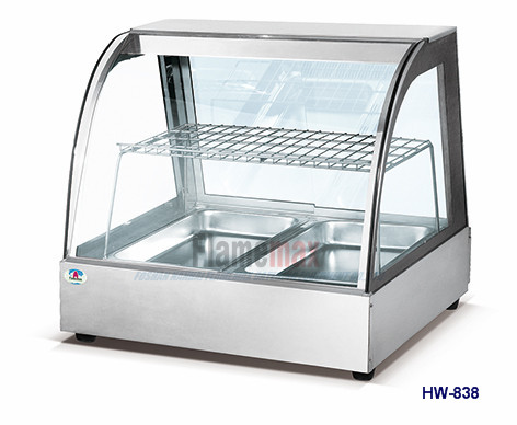 HW-838弯曲的玻璃温暖的陈列室(2平底锅)